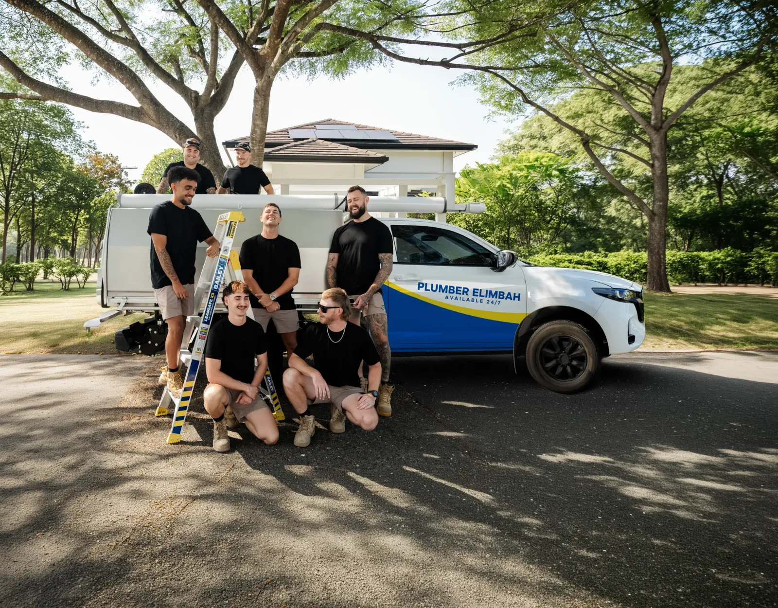 Plumber Elimbah team and ute